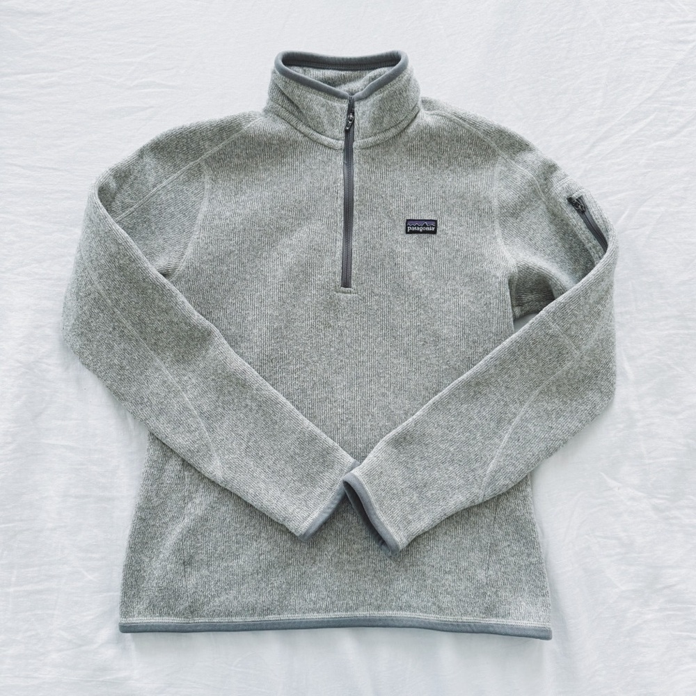 🍁🍂 PATAGONIA • 1/4 zip better sweater- gray